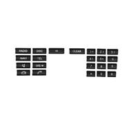 Autocollants Décoratifs Noirs Pour Boutons De Panneau CD De Console De Voiture, Pour Benz C W212 W204 CLS GLK X204
