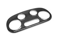 Autocollants Décoratifs Pour Bouton De Climatisation En Fibre De Carbone Véritable Pour Fiat 500 Pour Abarth MENSUNUBNM