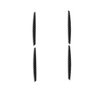 Autocollants décoratifs pour Cadre, 4 pièces, Bandes décoratives pour poignée de Porte, en Fibre de Carbone, Accessoires pour BMW X3 E83 2004-2010 (Noir)