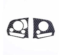 Autocollants Décoratifs Pour Cadre De Boutons Volant Voiture, Accessoires Garniture Couverture Pour Honda Pour Pilot 2015 - 2022 autocollants(Black Carbon Fiber)