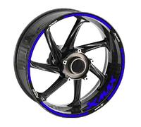 Autocollants Décoratifs pour Jantes De Motos, Protection des Bords Réfléchissants, pour Roues pour Yamaha X-Max Xmax 125 250 300 400 des pièces de Rechange(Style 1)