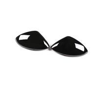 Autocollants Décoratifs Pour Rétroviseur De Voiture Pour Alfa Romeo Pour Stelvio 2017-2024 Garnitures Extérieures En ABS, Accessoires FIXCOR(Black)