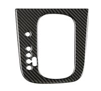 autocollants décoratifs Pour VW Pour Scirocco Boîte Vitesses En Fibre Carbone Panneau Vitesse Décoration Autocollant Accessoires Intérieur Voiture