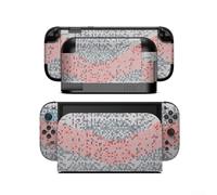 Autocollants décoratifs résistants aux rayures conçus pour poignées de console Nintendo Switch 2 avec couverture complète des bords et des courbes (B)