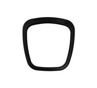 Autocollants Décoration Couverture Décoration D'insigne Central Volant Pour Audi Pour A3 8P A4 B7 A5 A6 C6 A8 Q3 Q5 Q7 Sline Logo Garniture Anneau Autocollants Intérieur Garniture Couverture(Noir)