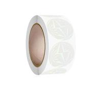 Autocollants d'emballage, Lot de 500 autocollants ronds transparents for sceller et décorer les enveloppes