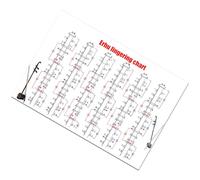 Autocollants D'entraînement Pour Outil De Pratique Du Violon Chinois À Deux Cordes Texture En Polyéthylène L'apprentissage Des Bases Du Joueur Guide De Doigté Erhu Les Nouveaux Joueurs