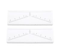 Autocollants des Règles des Sourcils, Forme Symétrique, Adhésif Fort, 100 Feuilles, Aidez à Concevoir la Forme des Sourcils, pour Toutes les Formes et Tailles du Visage,