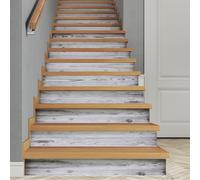 Autocollants D'escalier,14PCS 100x18cm Auto-adhésif Imperméable Contremarche Escalier Autocollant,Stickers Adhésifs Escalier,Removable Wallpaper Mural House Home Decor
