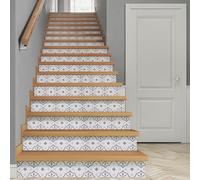 Autocollants D'escalier,14PCS 100x18cm Auto-adhésif Imperméable Contremarche Escalier Autocollant,Stickers Adhésifs Escalier,Removable Wallpaper Mural House Home Decor