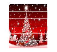 Autocollants d'escalier auto-adhésifs 3D en forme de sapin de Noël, escalier étanche