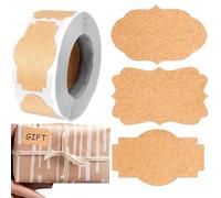 Autocollants D'étiquettes De Pot - 300 Pièces Rouleau D'autocollants D'étiquettesEn Papier De 1,97x1,18 Pouces, Rouleau D'étiquettes Vierges Inscriptibles | Pour Couvercles De Bouteilles D'huile, Sto