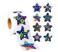 Autocollants d'étoiles pour les enfant - Adhésifs étoiles scintillants, 500pcs autocollants d'auto-adhésifs autocollant coloré | Stickers imperméables pour le programme d'étudiant des étudiants pour