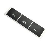 Autocollants D'intérieur Compatible Avec BMW Pour Z4 E89 2009 2010 2011 2012 2013 2014 2015 2016 Autocollant De Voiture Bouton Réparation Décalcomanie Pièces Automobiles Noir Accessoires Voiture