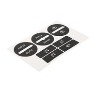 Autocollants D'intérieur Compatible Avec PASSAT 2005-2010 Autocollant Pour Bouton Commande Tableau Bord Réparation Pour Climatisation