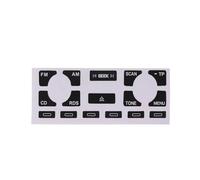 Autocollants D'intérieur Compatible Avec Pour A4 Autocollants Bouton Internes Kit De Réparation D'autocollants De Bouton Autocollants Bouton Pour Kit Réparation Bouton Intérieur Voiture