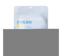 Autocollants d'intimité pour la natation - Coussinets imperméables doux pour la peau pour la protection de la zone privée, couvertures d'hygiène portables pour filles, femmes, plage, piscine, bain