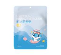 Autocollants d'intimité pour la natation - Coussinets imperméables doux pour la peau pour la protection de la zone privée, couvertures d'hygiène portables pour filles, femmes, plage, piscine, bain