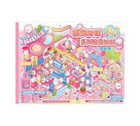 Autocollants DIY Maison Miniature - Décalcomanie Paysagère à Effet 3D,Stickers Décoratifs Ordinateur | pour Ados Activités Créatives Cadeaux Anniversaire Fête Carnet Scrapbooking