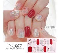 Autocollants D'ongles 0f De Styliste",Trois Sortes,Enveloppes,"Couverture Complète - Type Gl-007