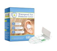 Autocollants d'oreille pour fête prénatale - Lot de 60 autocollants d'oreille imperméables, protection pour les oreilles des nouveau-nés lors du bain, de la douche et de la natation | Parfait