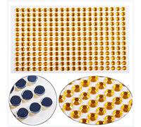Autocollants double paupière Stickers à ongles Stickers à paupières DIY Beauté Corps de beauté Maquillage Face Jewels Diamond Décoration 3D Diamond visage tatouage Autocollants à double paupière(Yello