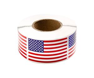 Autocollants Drapeau Américain,Petit Autocollant Drapeau Américain | Étiquette patriotique du 4 juillet - Autocollant de pare-chocs drapeau américain, autocollant de drapeau pour véhicules, sac à dos,