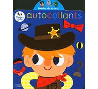 Autocollants Drôles de têtes - Les Garçons - Dès 3 ans