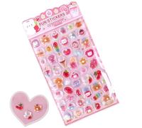 Autocollants drôles, décorations autocollantes colorées | autocollants 3D à relief | Pour ordinateur portable, fête, anniversaire, activités en classe prix cartes de vœux