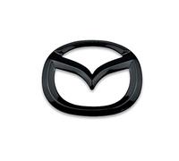Autocollants Emblèmes de Voiture pour Mazda 3 Axela 6 Cx5 2 Demio Cx3 Cx30 Mx5 Cx7 8 Cx8, Emblème Tronc Latéral Grille Logo Badge Autocollant, Accessoires de Logo de Décoration de Voiture,A Black