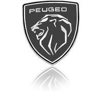Autocollants Emblèmes de Voiture pour Peugeot 107 308 306 106 206 208 307 407 3008 2008, Logo Emblem Badge Stickers, Emblème Décalque de Voiture Autocollants de Style Personnalisés Créatifs,A Black