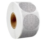 Autocollants Embossé Lot de 50 à 300 autocollants décoratifs en forme cœur paillettes rouges for carte Saint-Valentin, enveloppe, fête d'anniversaire mariage pour Enveloppe(QY980-1roll)