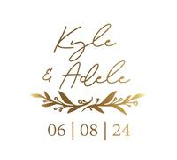 Autocollants Embossé Lot de 50 étiquettes autocollantes rondes transparentes en feuille d'or for fête mariage, enveloppe, sac cadeau pour Enveloppe(Design 11,7CM-50PCS)