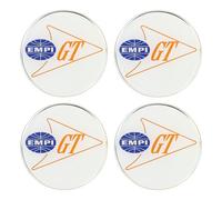 Autocollants EMPI GT pour cache-moyeux de roues