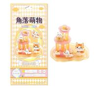 Autocollants empilables mignons mini décalcomanies 3D | Petits autocollants à construire pour étui de téléphone, scrapbooking, journal, planificateur, ordinateur portable