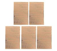 Autocollants en alliage pailleté pour boîte aux lettres en résine époxy