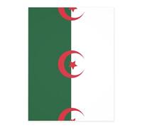 Autocollants en cristal avec motif drapeau de l'Algérie - Paillettes - Étoiles et cœurs brillants - Pour coques de téléphone portable, ordinateurs portables.
