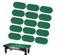 Autocollants en feutre pour table de billard - Points de marquage et patchs de réparation | Outil de rechange pour tissu de billard | Vinyles pour nappe de billard et billard