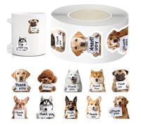 Autocollants en forme d'animal mignon, rouleau de décalcomanie esthétique de remerciement | Autocollants pour bouteille d'eau | Pour enfants, garçons, filles, adolescents, adultes, étudiants