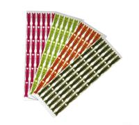 Autocollants en forme de coquillage de crevettes pour pêche à la mouche, 4 options de taille pour une fabrication d'appâts efficace, application rapide pour une utilisation facile (L)