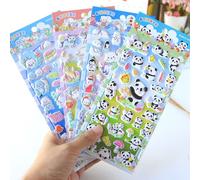 Autocollants En Forme De Pingouin, Petit Animal, Chat, Mignon, 3d, Papeterie Décorative, Scrapbooking, Étiquette De Bâton Pour Album Journal Intime, Diy Bricolage