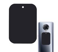 Autocollants en métal pour Support magnétique - adhésive Fine en Acier, Autocollant de Montage de 0,5 mm | Tampon magnétique Compact pour Grille d'aération de Tableau de Bord |