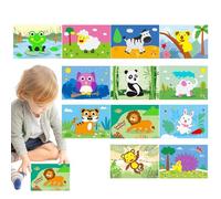 Autocollants en mousse EVA | Puzzle en mousse autocollante | Autocollants faits à la main d'animaux de bricolage pour Autocollant éducatif de bricolage pour garçon