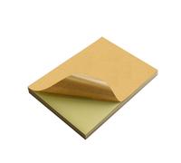 Autocollants En Papier Kraft Brun A4, Étiquettes Auto-Adhésives D'impression À Jet D'encre Q1jc, 50 Pièces