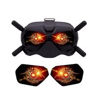 Autocollants en PVC for lunettes de vol D-JI, grands yeux, 2 films décoratifs for drones D-JI Avata(A)