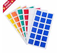 Autocollants En Pvc Pour Cube Magique Dayan, Jouet De Type Puzzle De Haute Qualité, Lot De 6 Pièces De 3x3x3 Cm,