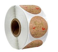 Autocollants En Relief Autocollant « Merci d'avoir célébré avec nous » for carte d'invitation, mariage, anniversaire, festival, fête, emballage cadeau(ColorC)