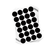 Autocollants En Relief Lot de 120 étiquettes tableau noir imperméables et réutilisables for décoration de fêtes, organisez votre maison et votre cuisine(4CM)