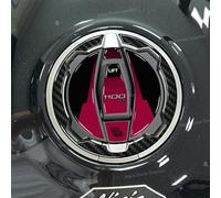 Autocollants en résine 3D protecteurs compatibles avec KAWASAKI Ninja 1100 SX 2025 Metallic Matte Graphenesteel Gray/Metallic Diablo Black (GY2) (protection bouchon de réservoir)