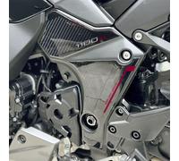 Autocollants en résine 3D protecteurs compatibles avec KAWASAKI Ninja 1100 SX 2025 Metallic Matte Graphenesteel Gray/Metallic Diablo Black (GY2) (Protections Para Moteur)